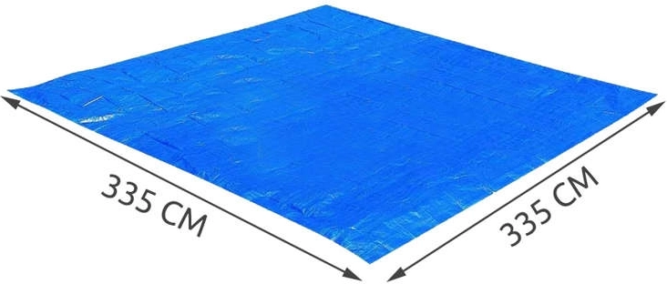 Dimensioni generose 335 × 335 cm