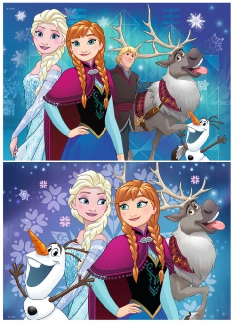 Puzzle 2x24 elementi Frozen Amici