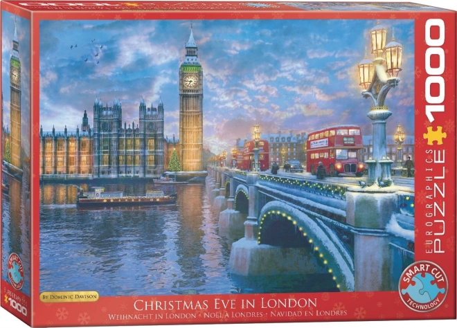 Puzzle Notte di Natale a Londra 1000 pezzi