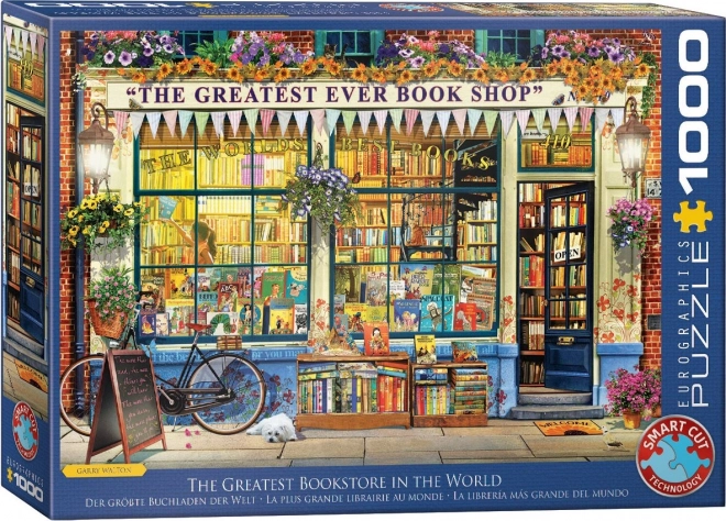 Puzzle Libreria Migliore Del Mondo 1000 Pezzi