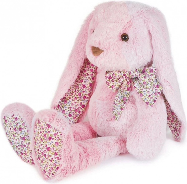 Coniglietto rosa peluche Doudou 50 cm