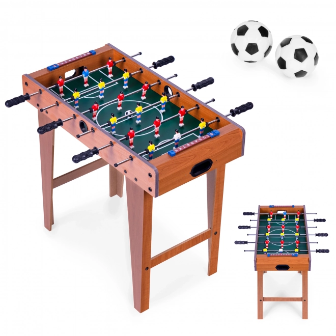 Gioco di calcio balilla in legno 69x35 cm per bambini