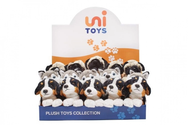 Cane di peluche sdraiato 19 cm