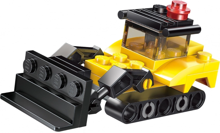 Bulldozer da cantiere realistico
