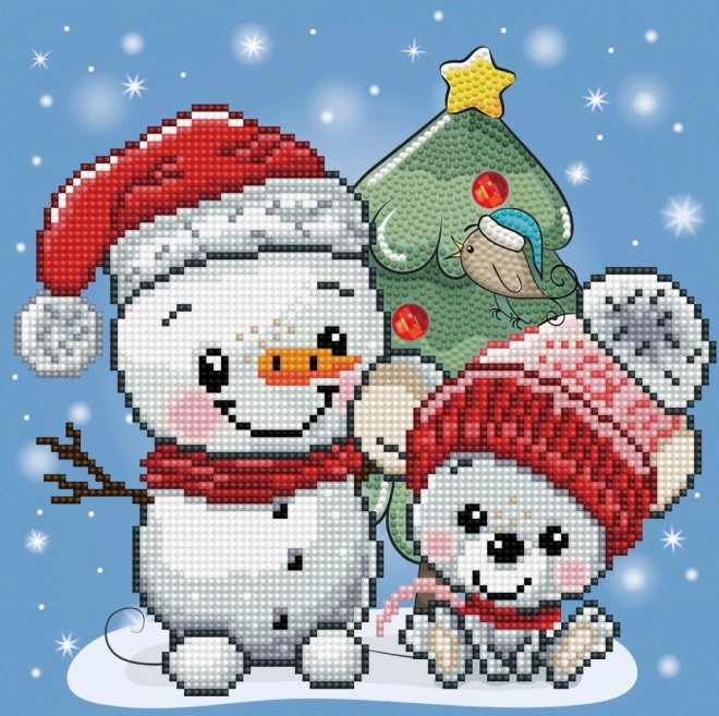 Set di decorazioni natalizie Diamond Dotz