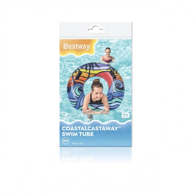 Ciambella da Nuoto Castaway Bestway Blu