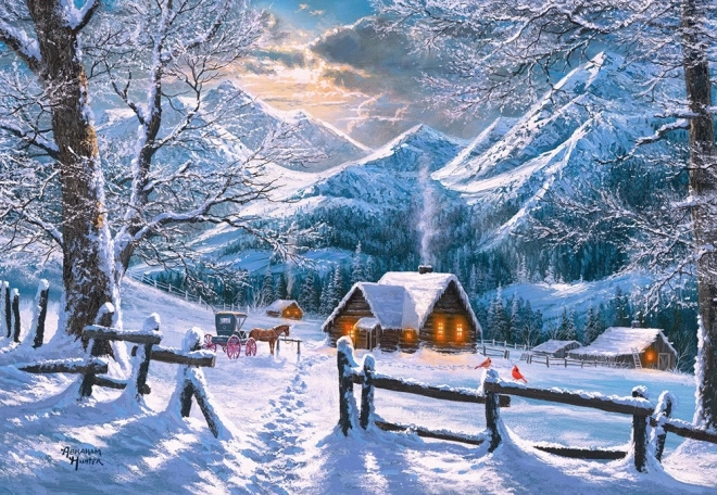 Puzzle Castorland Mattina Innevata 1500 Pezzi