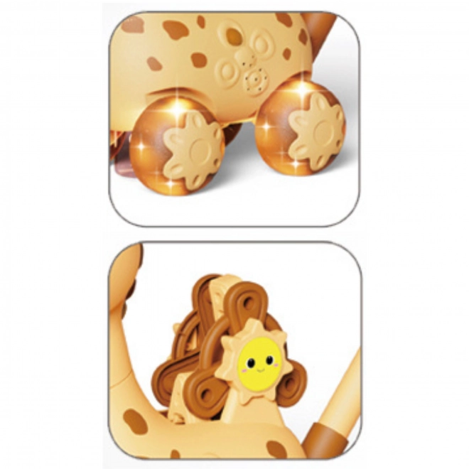 Macchina per bolle di sapone Giraffa 2 in 1 per bambini