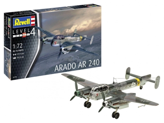 Modello plastico Arado AR-240 in scala 1/72