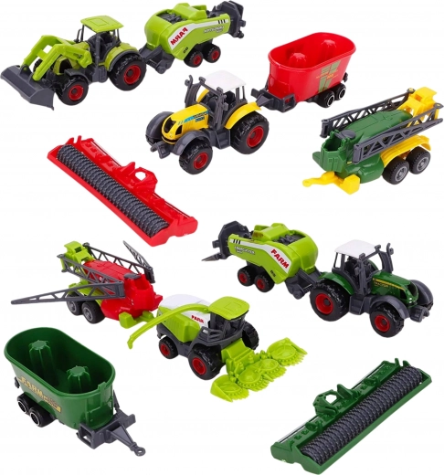 Macchine agricole realistiche con sovrastrutture rimovibili