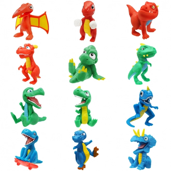 Slimy con dinosauro