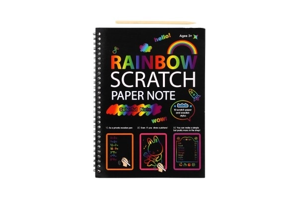 Notes Arcobaleno con Fogli da Grattare