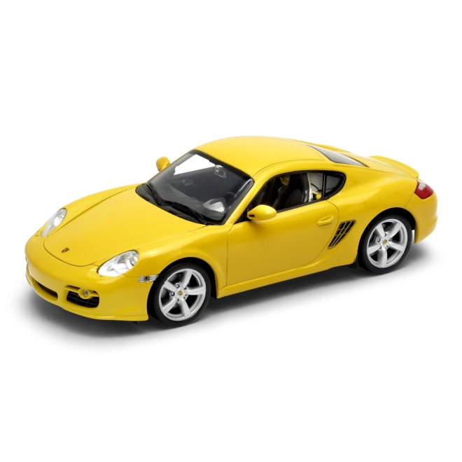 Modello Die-cast Porsche Cayman S Giallo 1:24