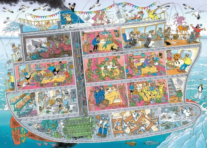 Puzzle da Crociera JUMBO di Jan van Haasteren 1000 pezzi