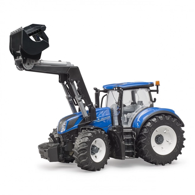 Trattore con caricatore frontale Bruder New Holland T7.315