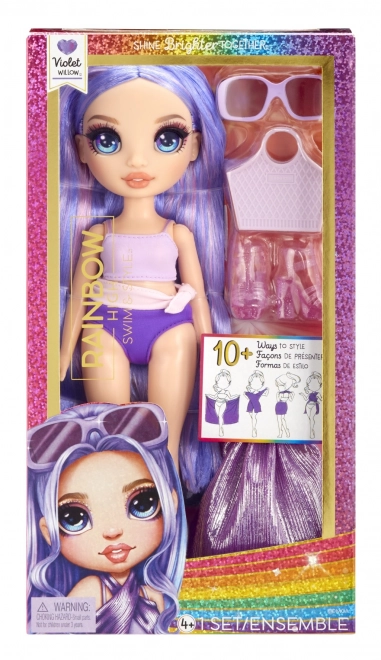 Rainbow High fashion doll in costume da bagno - Violet Willow