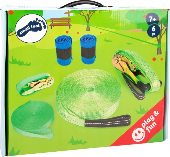 Set da Slackline Small Foot con protezione alberi