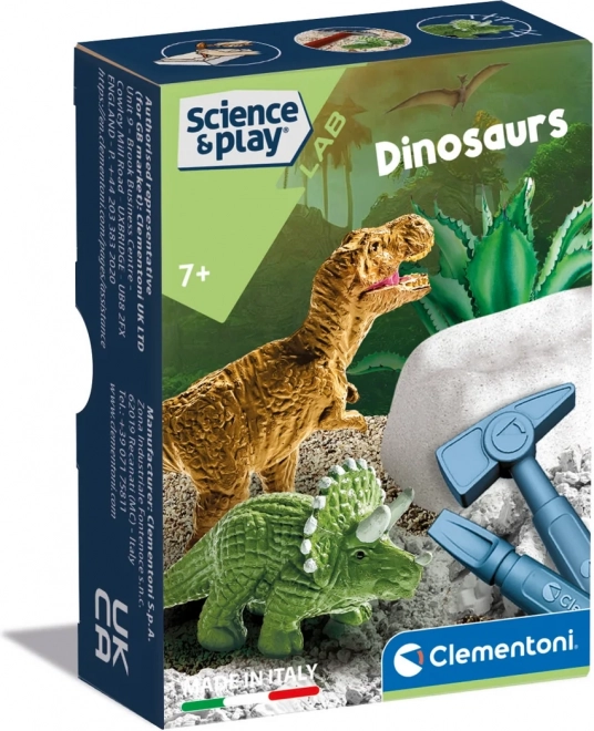 Clementoni Scienza & Gioco mini set dinosauri