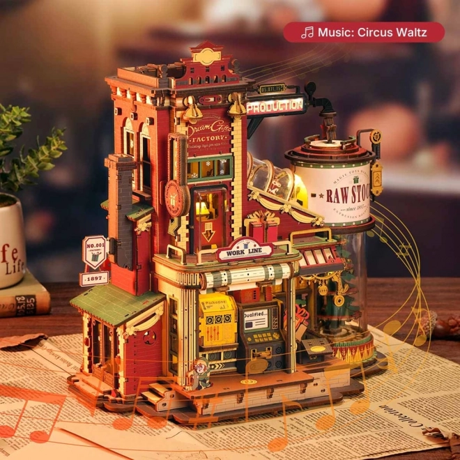 Puzzle Magico di Legno - Scatola Musicale Fabbrica di Regali