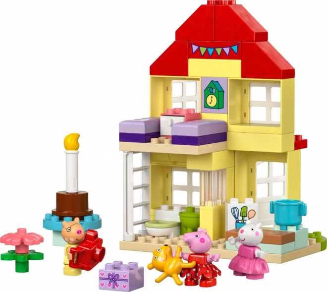 Casa di compleanno di Peppa con mattoncini DUPLO