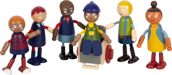 Composizione diversificata di figure