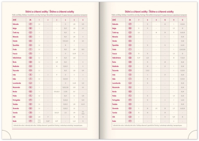 Agenda settimanale Vellum 2025 nera