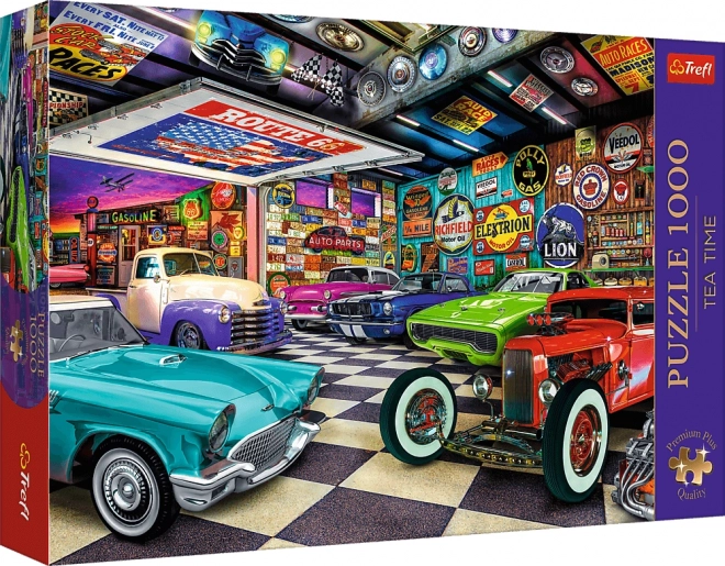 Puzzle 1000 pezzi Garage Collezionista d'Auto