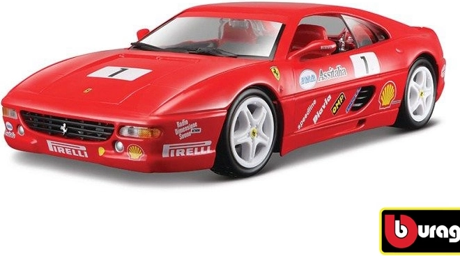 Modello in metallo Ferrari F355 Challenge di Bburago in scala 1:24