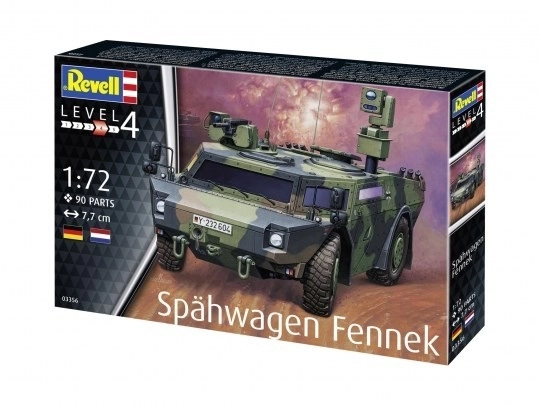 Modello plastico Spahwagen Fennek 1/72