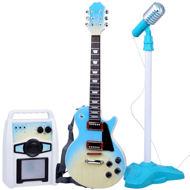 Chitarra Elettrica con Microfono e Amplificatore per Bambini Karaoke