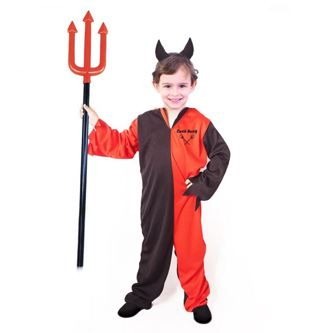 costume da diavolo per bambini con corna