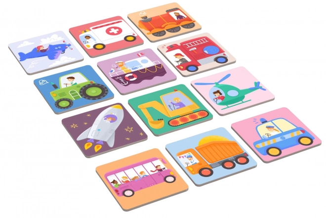 Grandi Carte Memory Trasporto per Bambini