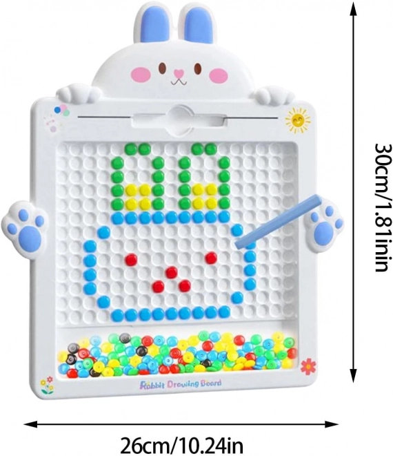 Lavagna Magnetica Montessori per Bambini MagPad Coniglio