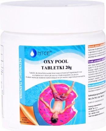 Oxy Pool compresse di ossigeno per disinfettare l'acqua di piscine e jacuzzi 0,5 kg