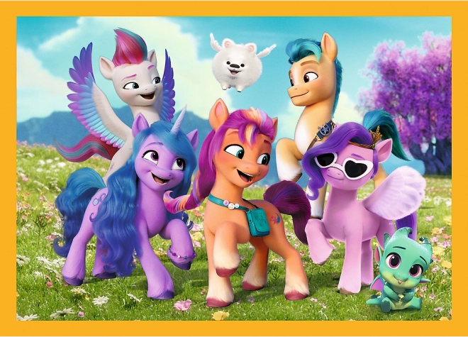 Puzzle 4 in 1 Scopri i Pony