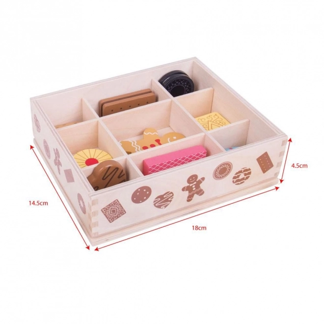 Scatola di biscotti in legno Bigjigs Toys