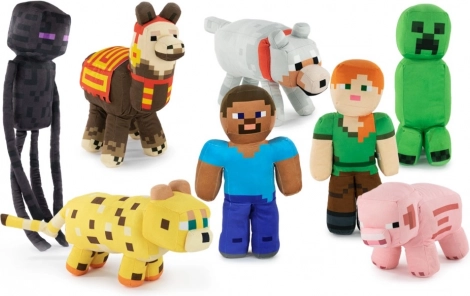 Peluche Minecraft – merchandising ufficiale con licenza
