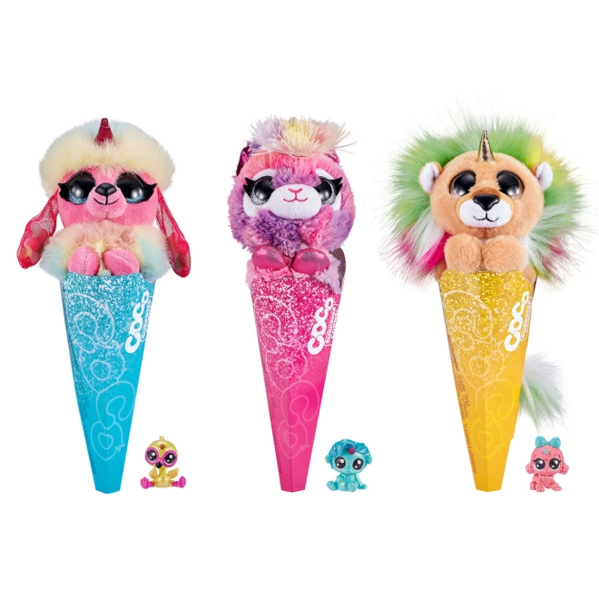Doppia gioia: peluche + baby animaletto