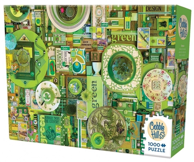 Puzzle Colori Arcobaleno: Verde 1000 Pezzi