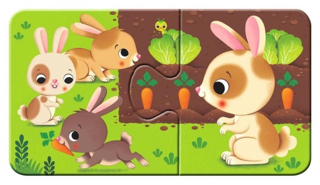 I miei primi puzzle Animali e cuccioli RAVENSBURGER