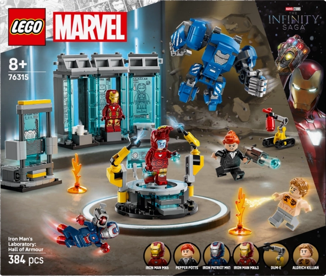 LEGO Marvel Iron Man e il suo laboratorio