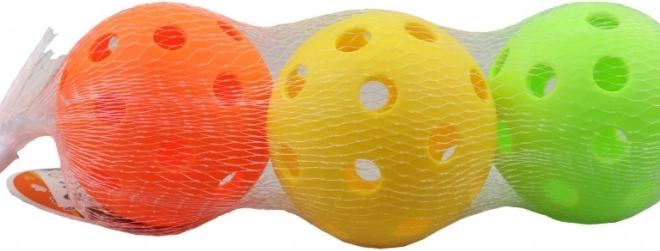 Palline colorate per bambini 7 cm, 3 pezzi in rete