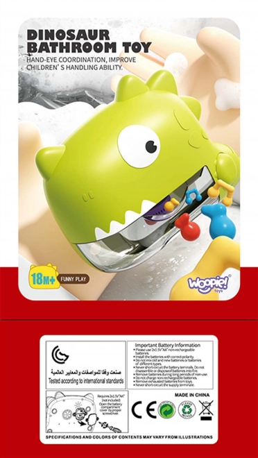 Dino Bubble Maker per Bagno WOOPIE