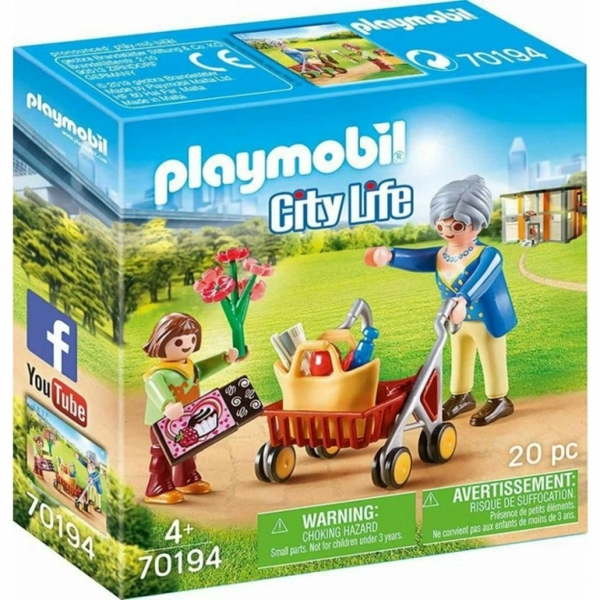 Nonna con deambulatore Playmobil