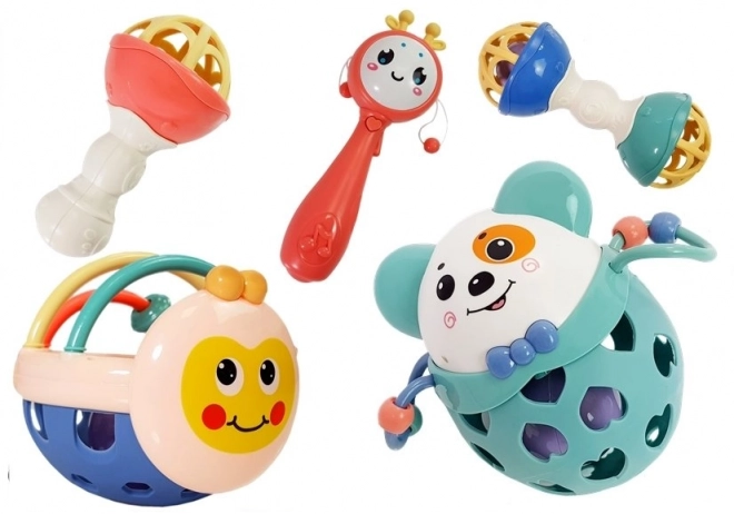 Set di sonagli e massaggiagengive - 5 pezzi