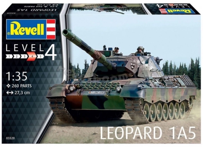 Modello in plastica Leopard 1A5 di Revell