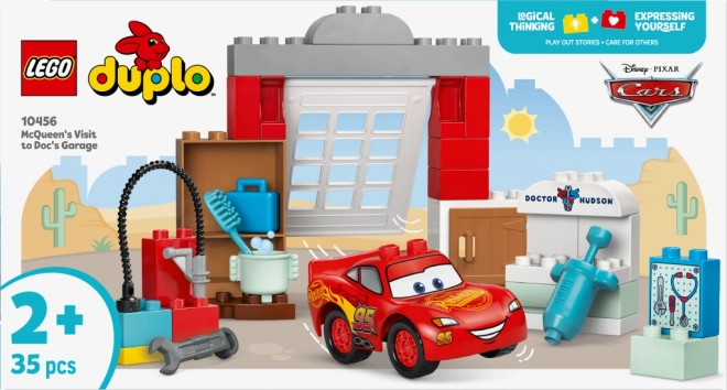 LEGO DUPLO Disney Saetta McQueen e visita al garage del dottor Hudson