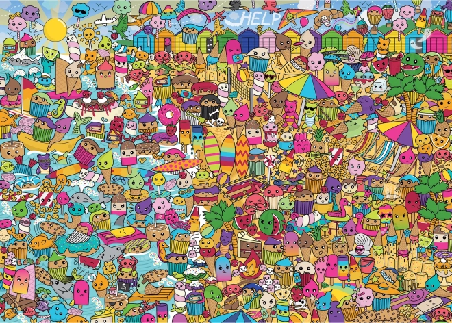 Puzzle Vacanza Dolce 1000 Pezzi