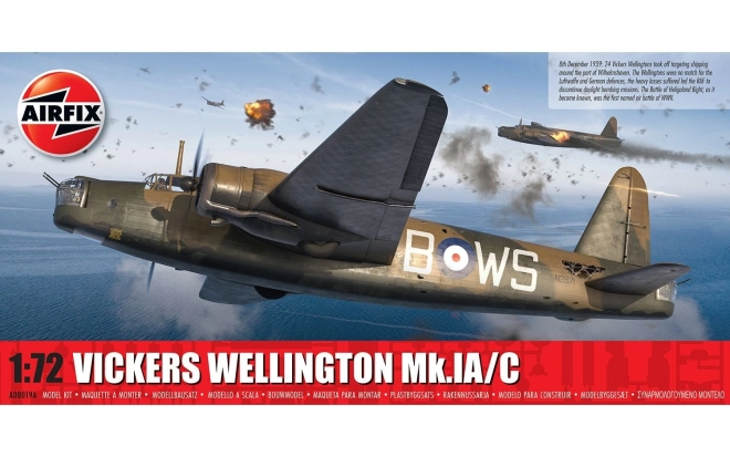 Modello in plastica Vickers Wellington Mk.IA/C 1/72