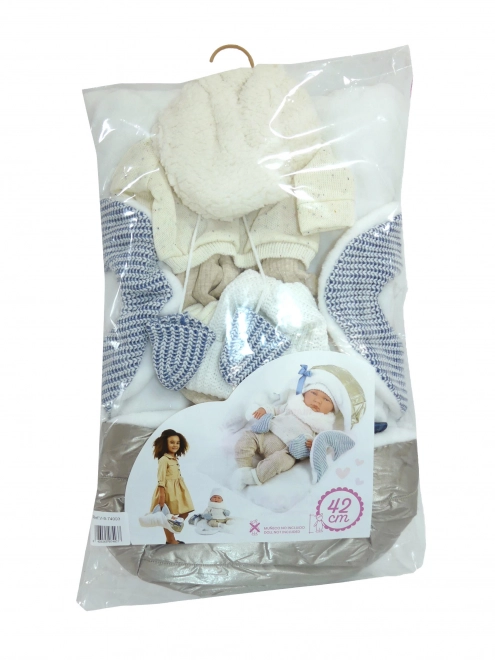 Completo bambola neonata New Born 40-42 cm